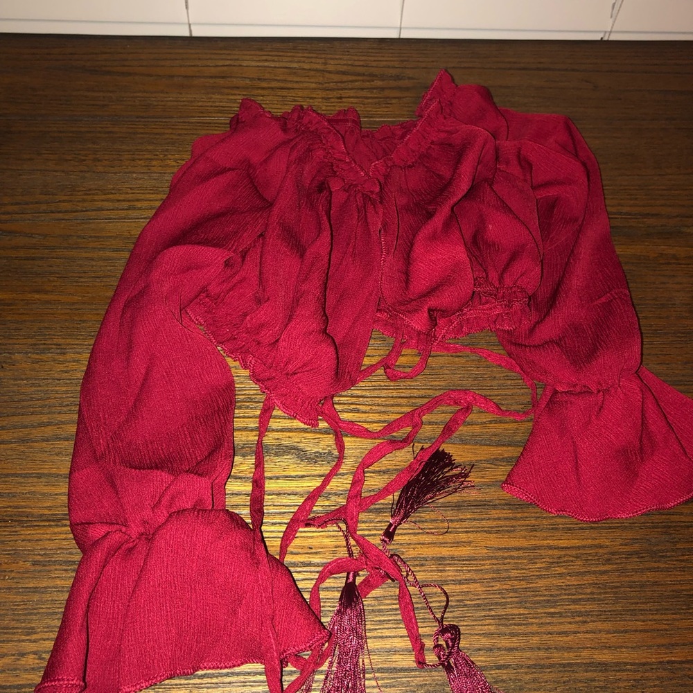 Drawstring Blouse - Picture 2 of 2
